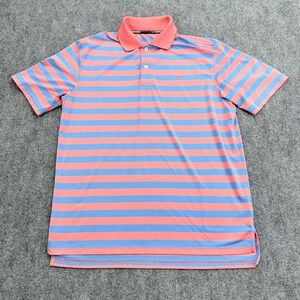 Southern Tide Polo Shirt‎ Mens Medium Striped Tide To Trail Performance Golf